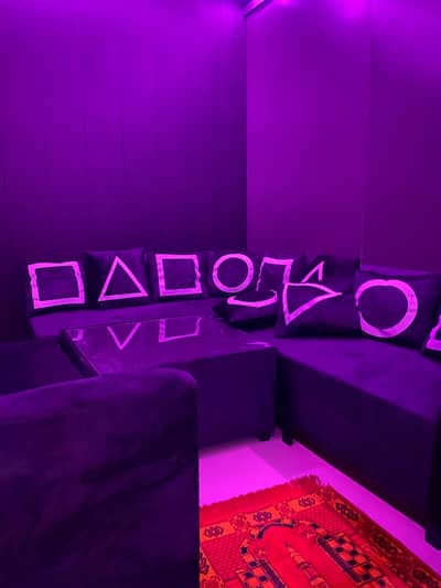 6 Seater L Shape Sofa Set