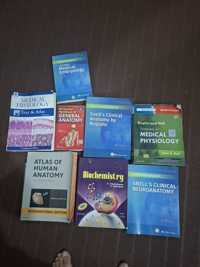 MBBS 1st year and 2nd year Books