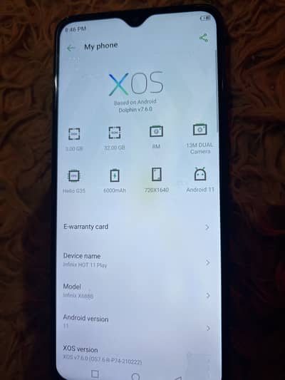Infinix hot 10 play double sim pta approved