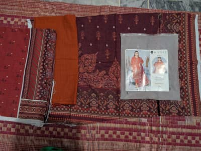 3 piece printed khaddar