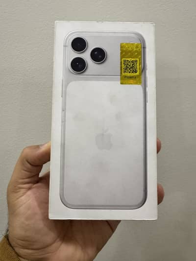 17 Pro Max 512GB PTA APPROVE BOX PACK SILVER