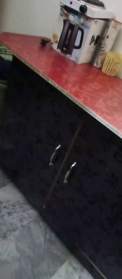 IRON STAND WITH 2 CABINET