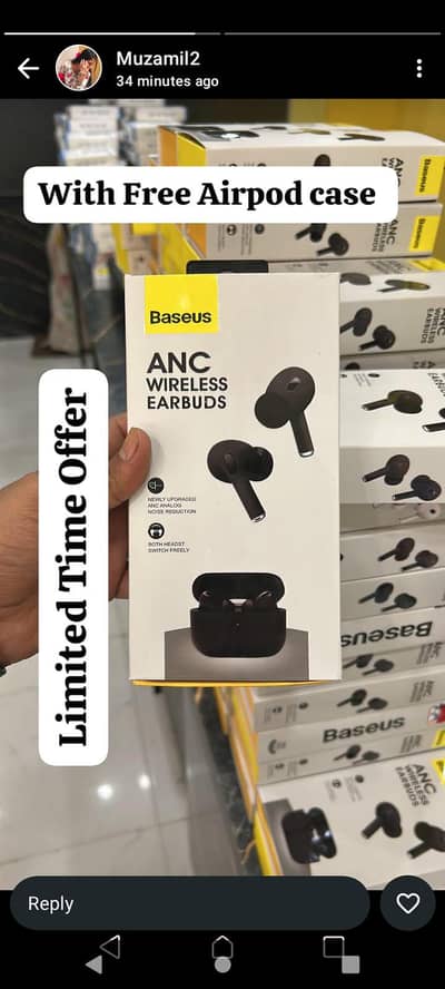 ANC wireless Airbuds