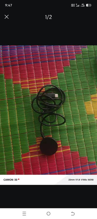 Samsung's watch type c charger