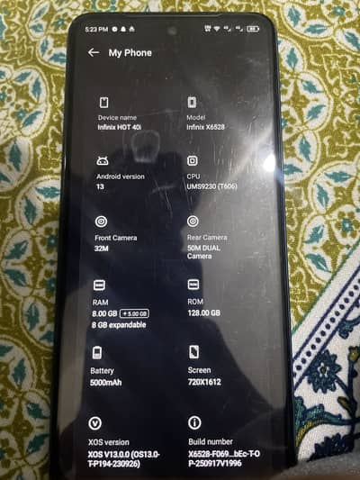 Infinix hot 40 i Pta approved