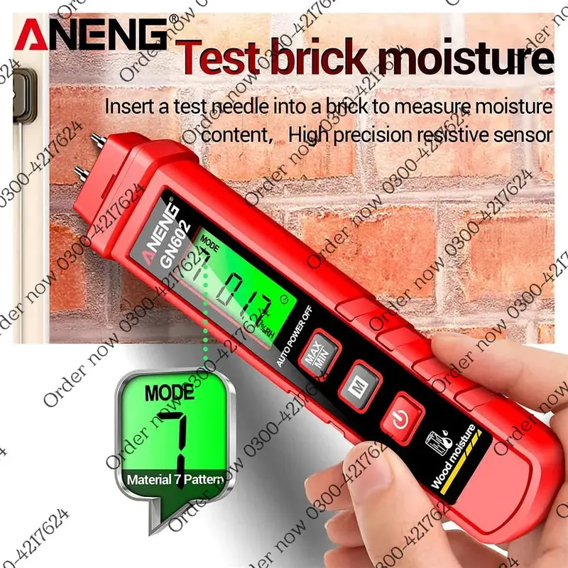 Moisture Tester 0~58% incubator Wood equipment Detector — photo 5