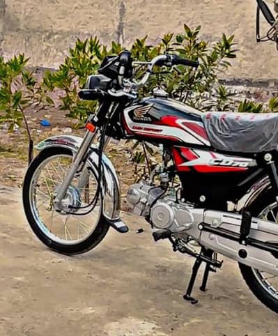 Honda CD 70 2025 Black New condition