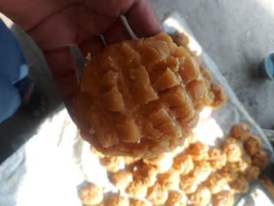 Fresh Gur (jaggery)