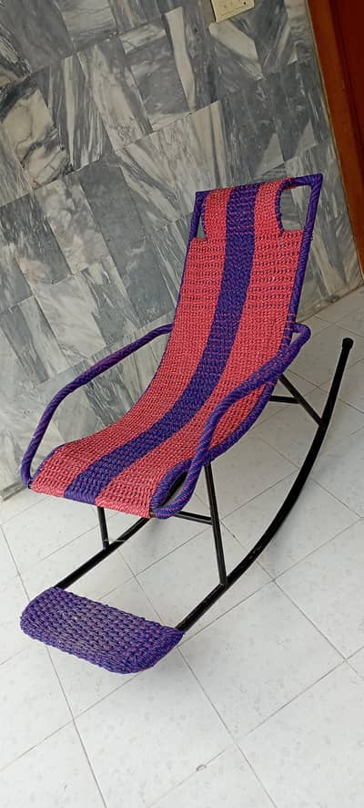 Macrame dori rocking chair
