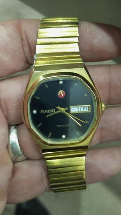 vintage swiss made man rado watch 10/10 all ok