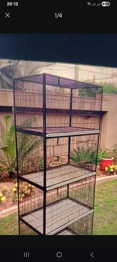 1.5 by 2.5 feet cage 4 portion
