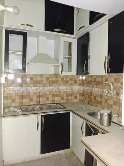 1st Floor | West Open | Road Facing | Munir Bridge View 2 beds + lounge + kitchen Flat in Opposite Candles Banquet, GulistaneJauhar Block18