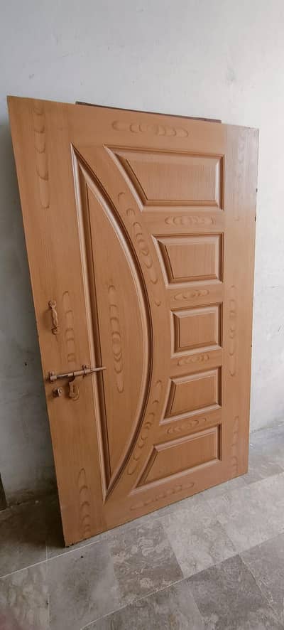 Wooden Door and 1 ply door with iron Chokat
