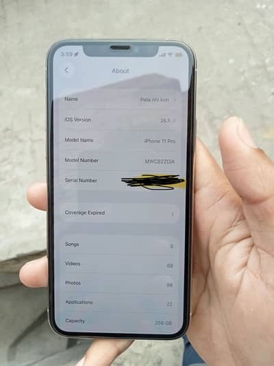 I phone 11 pro  dual sim pta approved