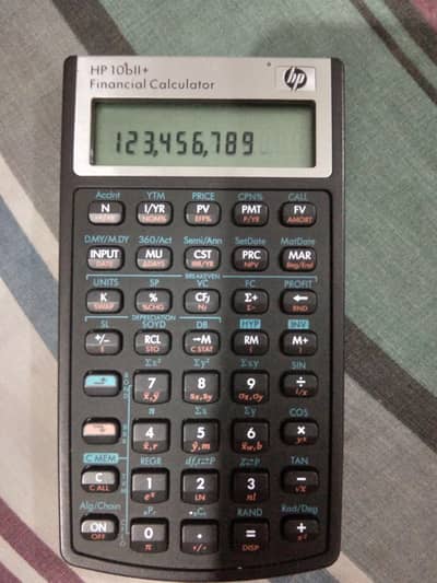 HPbII financial calculator new condition 10/10 with leather cover