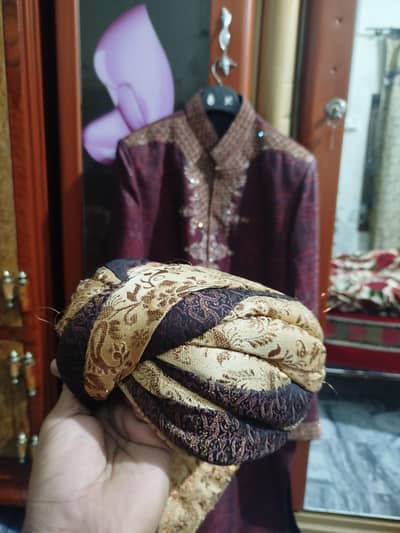 groom sherwani and Kula for sale
