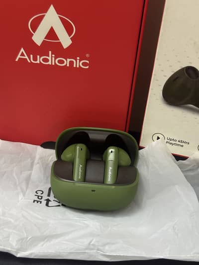 Audionic Airbud 730 Quad Mic Enc Olive Green