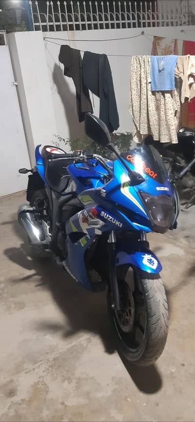 gixxer gsx 150 sf 2019 model karachi registered.