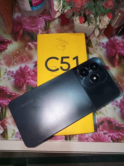 REALME C51 4gb Ram 128gb ROM With Box