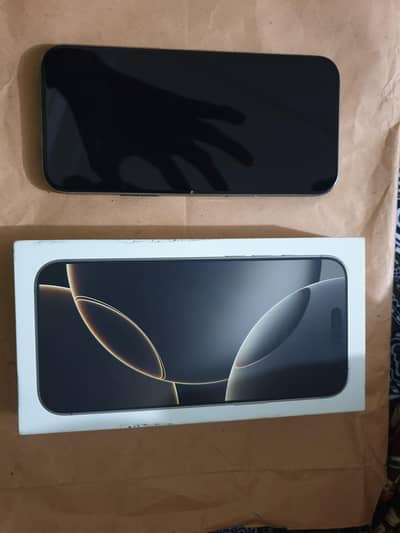 iphone 16 Pro Max Non PTA 256GB Natural Titanium with Original Box