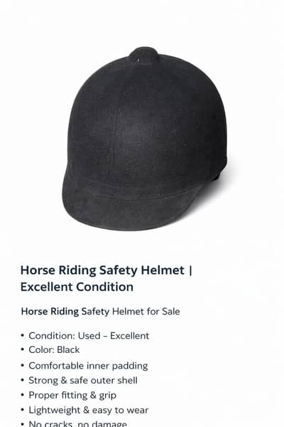 Horse Riding Safety Helmet | Excellent Condition