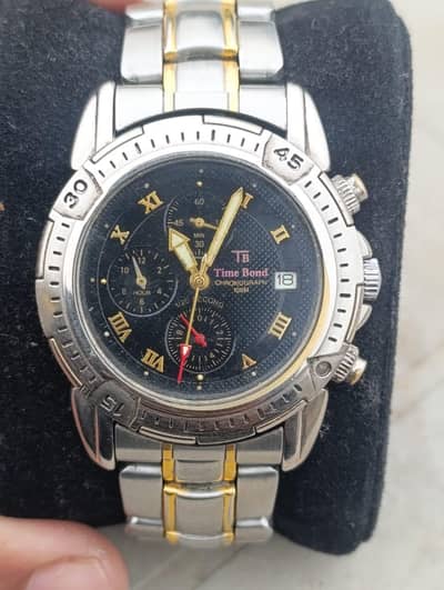 SeikoAutomatic Japan Time Bond chronograph Yankee street swiss