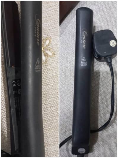 straightner 2 piece and 1 roller