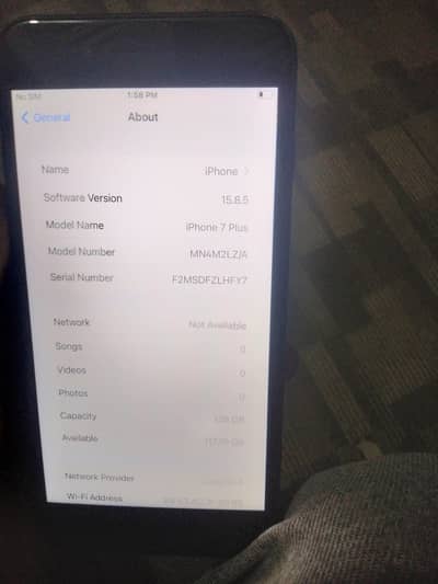 Iphone 7plus (128)GB PTA approve