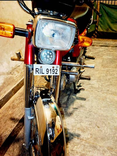 Honda cd 70 2020 model on my own name seal pack engine total geniun