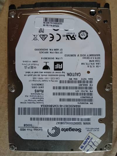 Genuine HDD 500 GB  Fast Speed