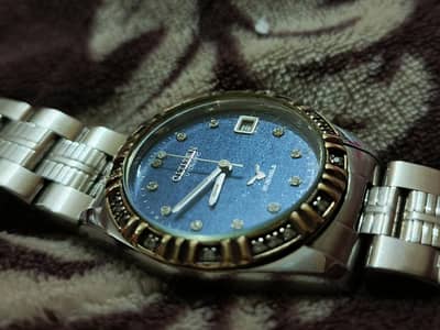 CITIZEN AUTOMATIC (ROLEX DIAL IMITATION)  DIAMOND ORIGINAL WATCH JAPAN