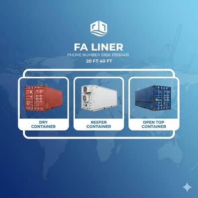 Shipping Container, 20ft container, Dry container, 40ft container