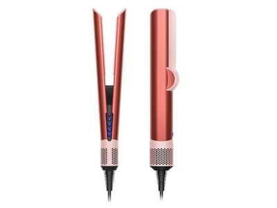 Dyson AirStrait hair straightener and hairdryer HT01, Strawberry