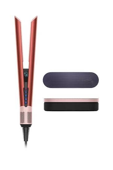 Dyson AirStrait hair straightener and hairdryer HT01, Strawberry