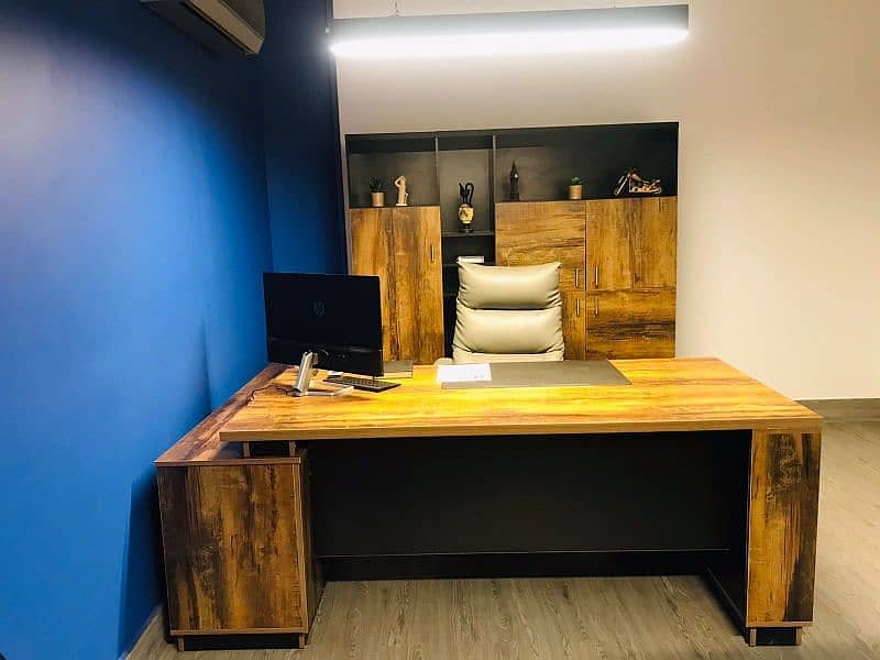 Study Table/Manager Table/Workstation/Meeting table/Reception/Chairs 8