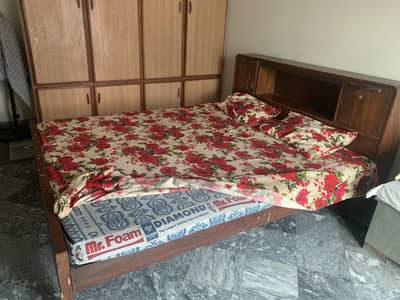 Wooden bed