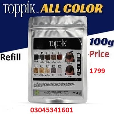 toppik hair fibers call us for 03045341601