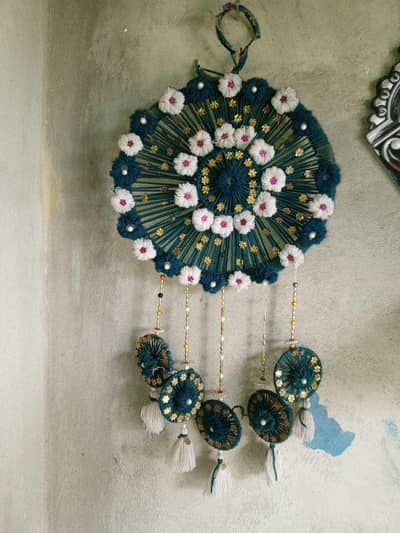 ہاتھ سے بنی خوبصورت وال ہینگنگ / ڈور ڈیکور – یونیک ڈیزائن