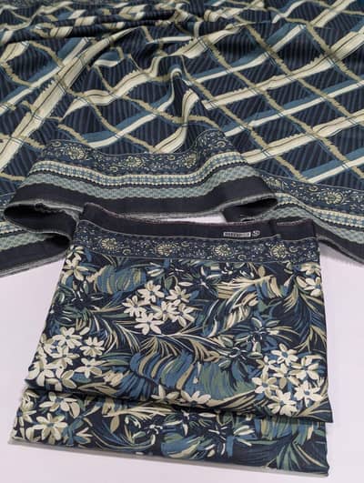 *_binsaeed_* *PURE khadar Collection 3pcs* *DIGITAL PRINT DESIGN*