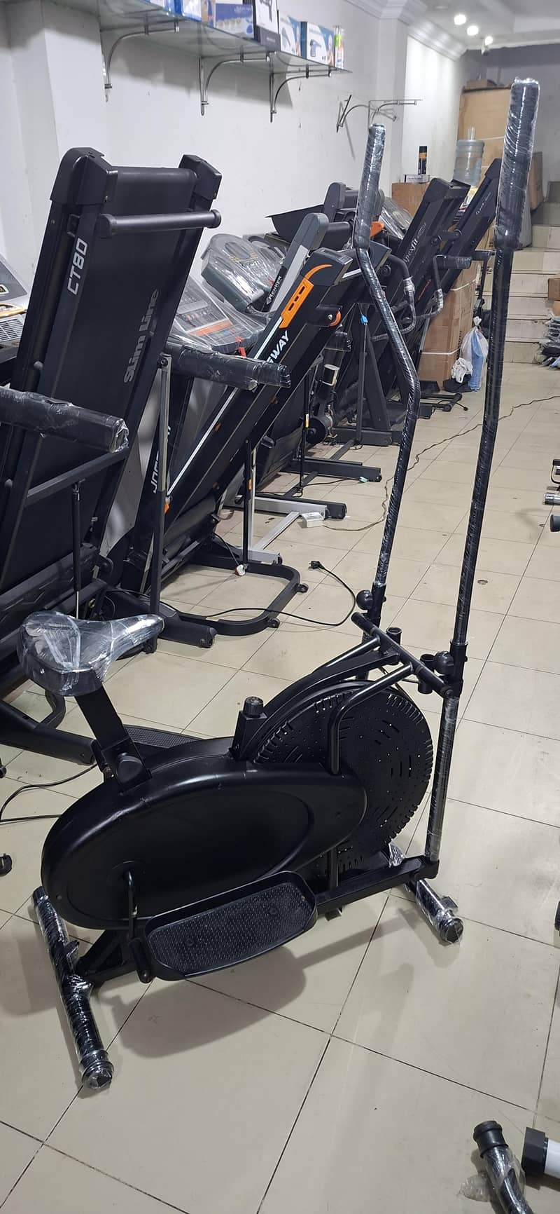 2 in 1 Full bodyl Air bike Exercise Cycle| Gym Exercise 1