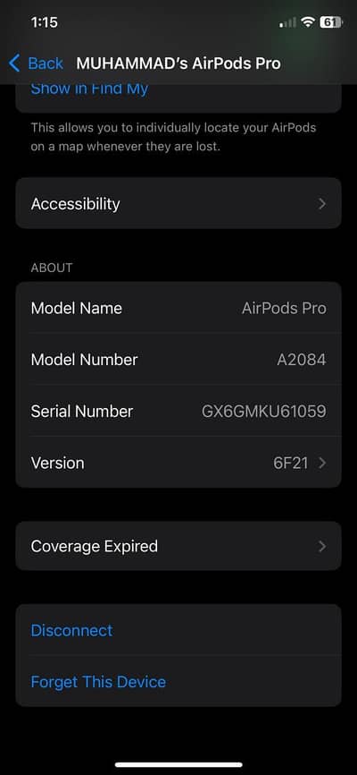 Airpods pro 2019 (1st gen )