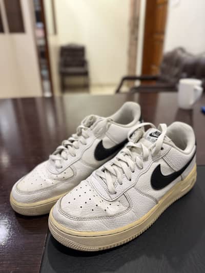 Preloved Nike Air force 1 '07 White Black US 9