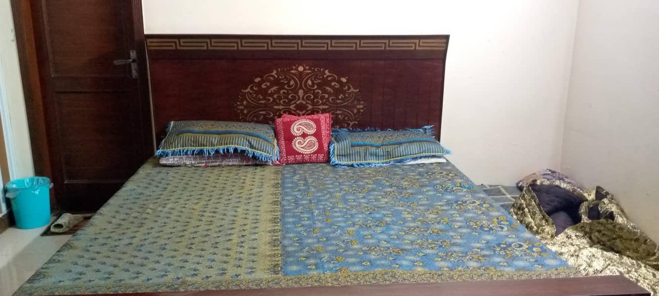 bed and side table 1