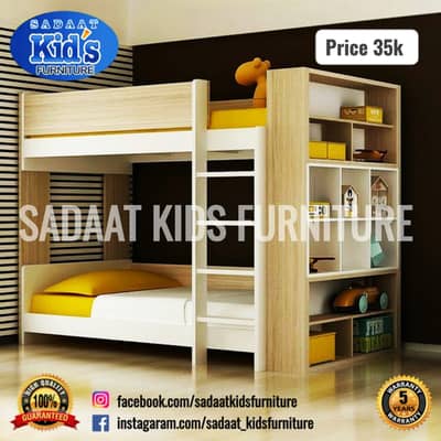 Bunk bed | Kid wooden bunker bed | Baby bed | Double bed | Triple bed