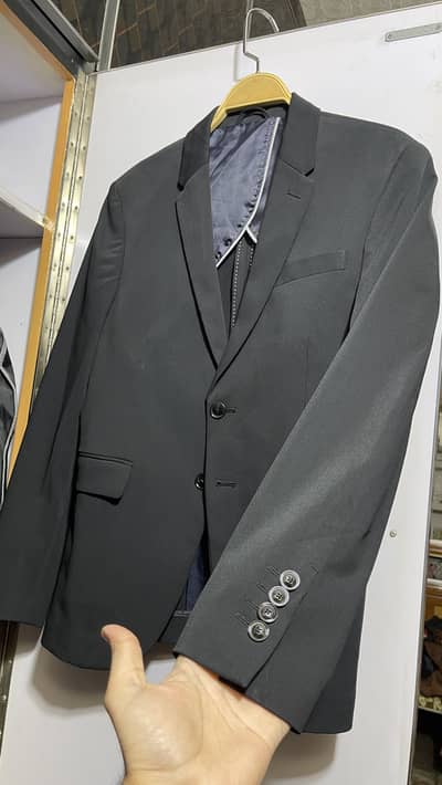 Zara original & luxury coat , JET black