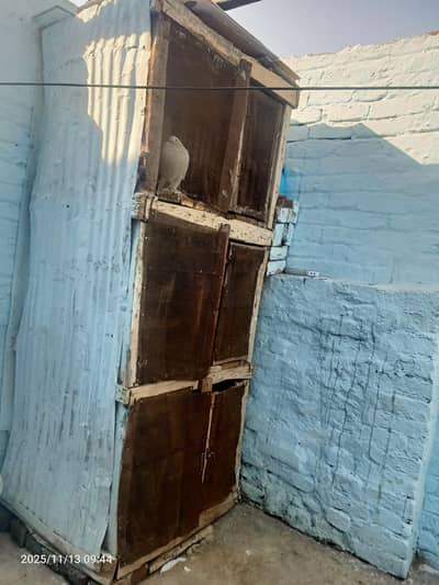 3 portion cage for sale 8 foot total height urgent sale dono cage