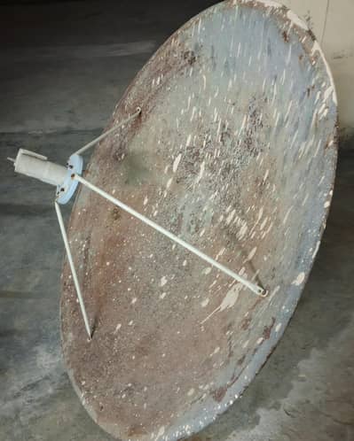 5 feet with C band LNB