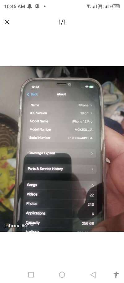 I phone 12 pro , price is negotiable