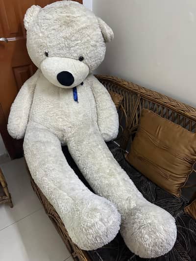 Huge White Teddy Bear _ Super Soft & Cuddly
