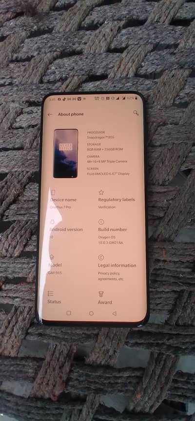OnePlus 7pro 8/256Gb Duall sim